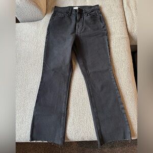 PacSun Black stretch crop boot cut